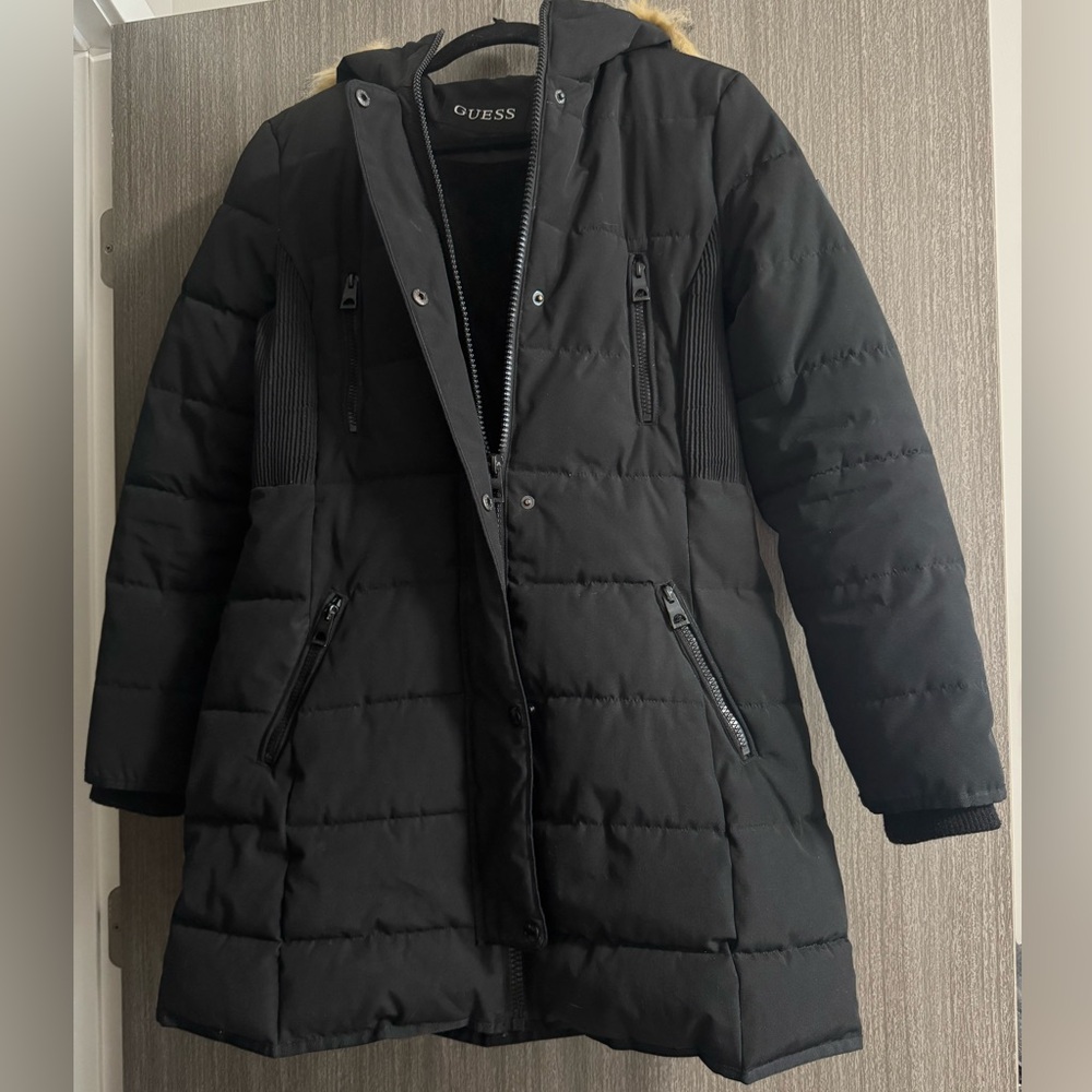 Guess Quilted Black Jacket